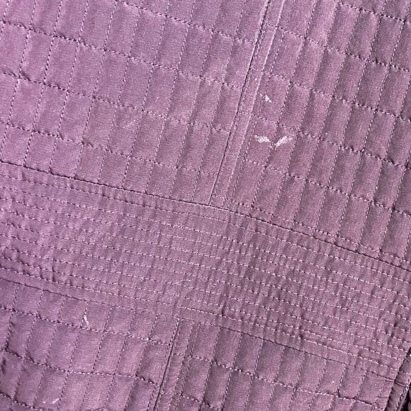 Gallery Women's Quilted Purple Coat - Picture 5 of 5